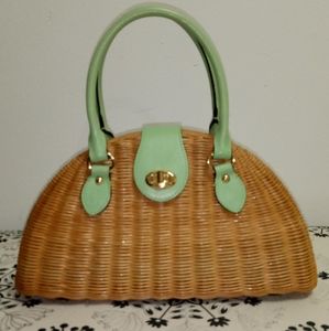 Banana Republic Wicker Purse